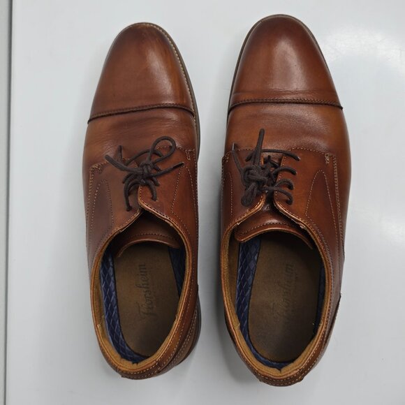 Florsheim Rucci Cap Toe Oxford Dress Shoes Mens Sz 10 M Brown Leather 13384 main image 4